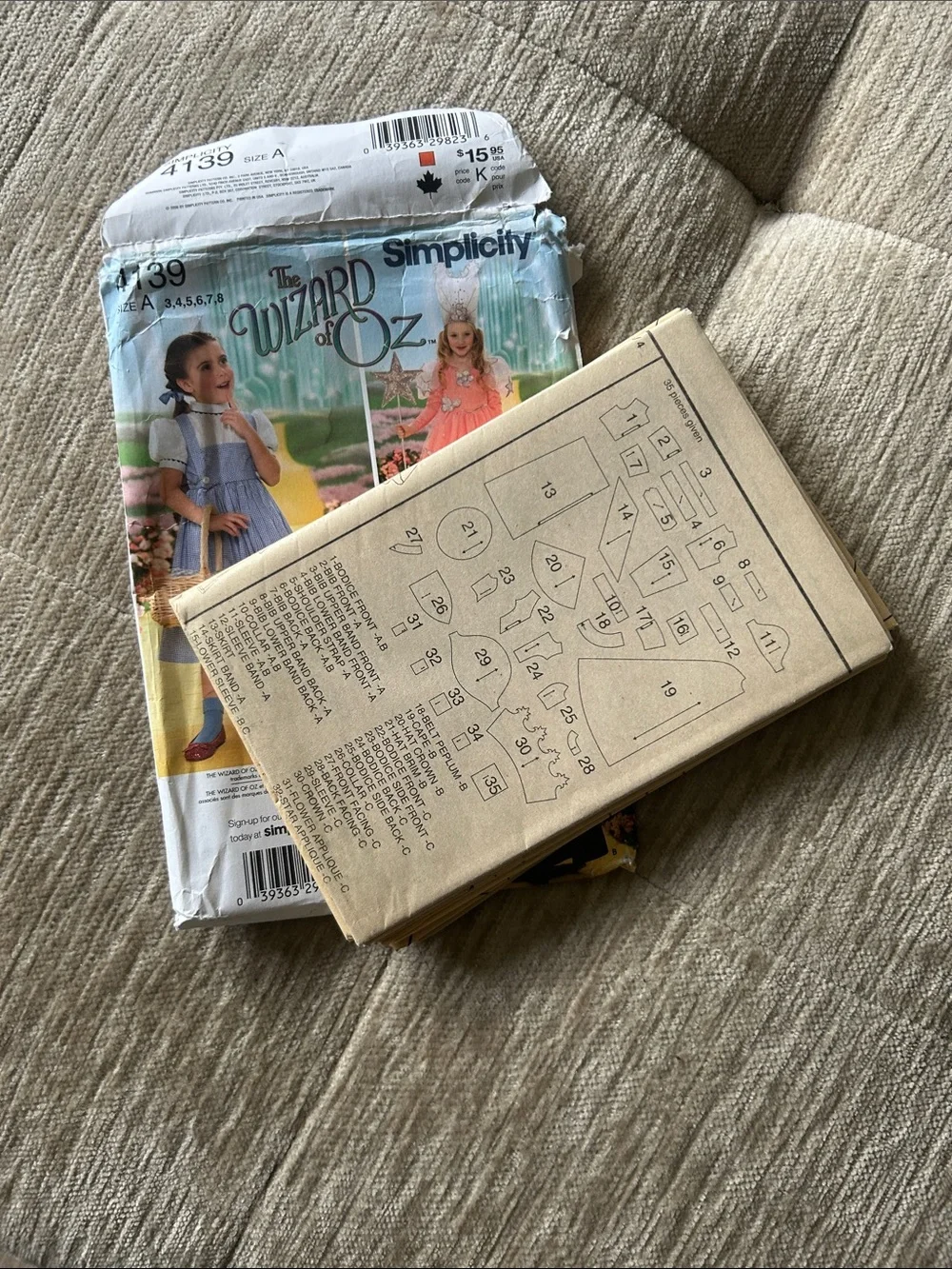 Simplicity uncut vintage